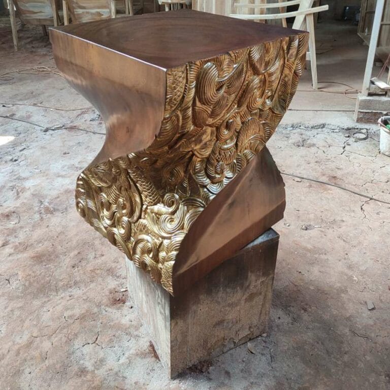 Custom made accent table for Private customer in India