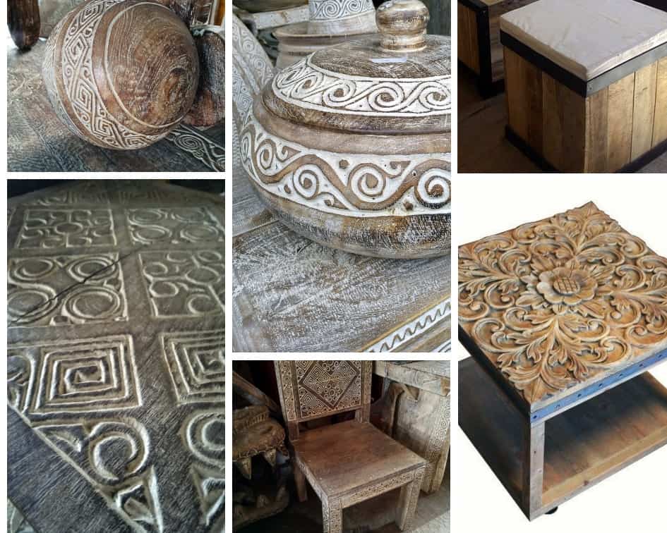 material pine wood manufacturers furniture handicrafts lighting Indonesia Bali Java Jepara