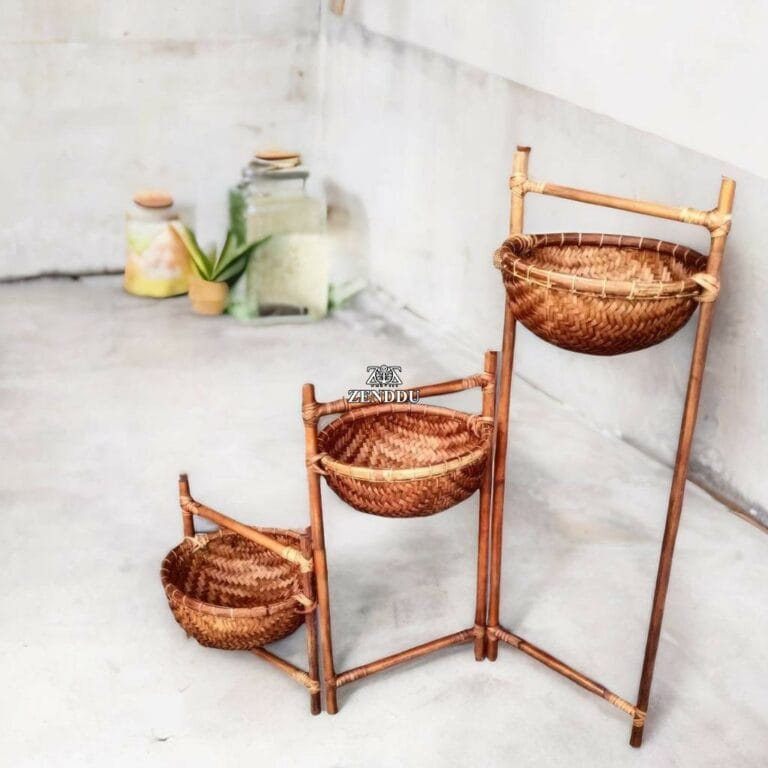 Rattan Storage Stands Interior Home Decor Furnishings Manufacturers Wholesale Export Trade Suppliers Bali Java Indonesia