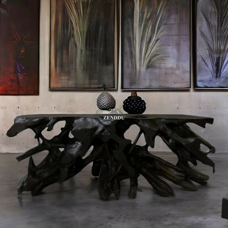 Teak Root Console Tables Living Furniture Manufacturers Wholesale Export Bali Java Indonesia P103-0204-0041 (1)