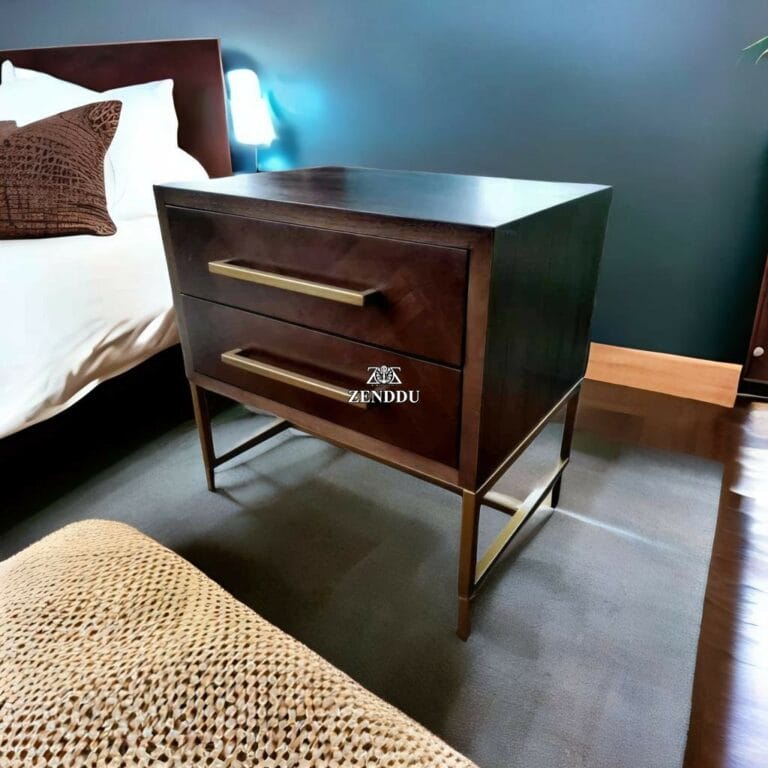Teak Wood Bedside Table Bedroom Furniture Manufacturers Wholesale Export Trade Suppliers Bali Java Indonesia 1